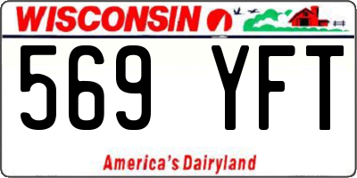 WI license plate 569YFT