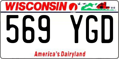 WI license plate 569YGD