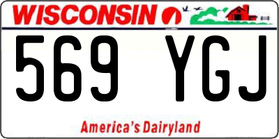 WI license plate 569YGJ