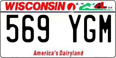 WI license plate 569YGM