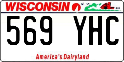 WI license plate 569YHC