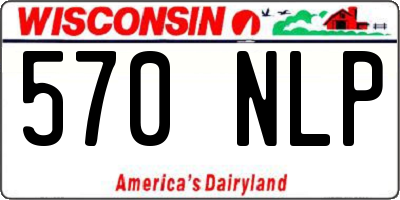 WI license plate 570NLP