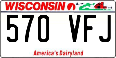 WI license plate 570VFJ