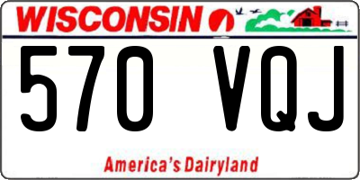 WI license plate 570VQJ