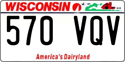 WI license plate 570VQV