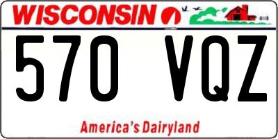 WI license plate 570VQZ