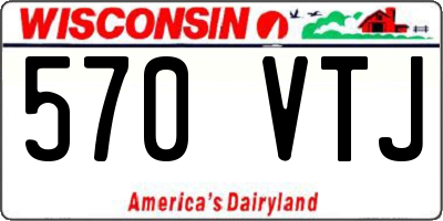 WI license plate 570VTJ