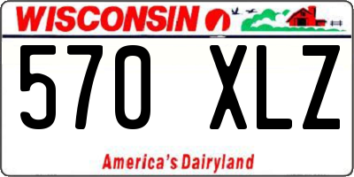 WI license plate 570XLZ