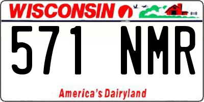 WI license plate 571NMR