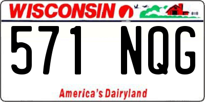 WI license plate 571NQG