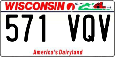 WI license plate 571VQV