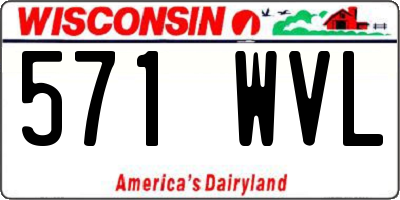 WI license plate 571WVL