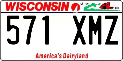 WI license plate 571XMZ