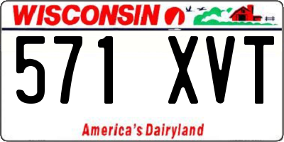 WI license plate 571XVT