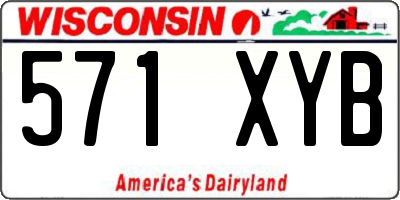 WI license plate 571XYB