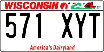 WI license plate 571XYT