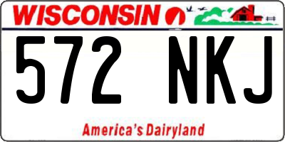 WI license plate 572NKJ