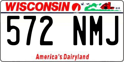 WI license plate 572NMJ