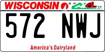 WI license plate 572NWJ