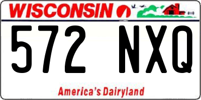 WI license plate 572NXQ