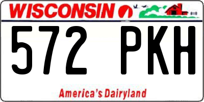 WI license plate 572PKH