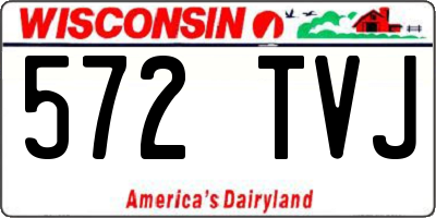WI license plate 572TVJ