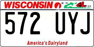 WI license plate 572UYJ
