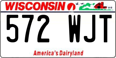 WI license plate 572WJT