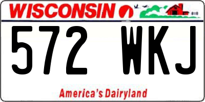 WI license plate 572WKJ