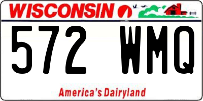WI license plate 572WMQ