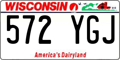 WI license plate 572YGJ
