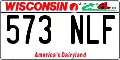 WI license plate 573NLF