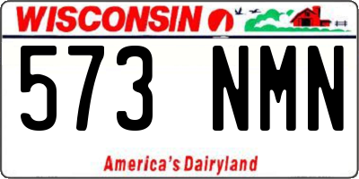 WI license plate 573NMN