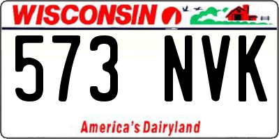 WI license plate 573NVK