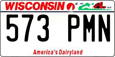WI license plate 573PMN