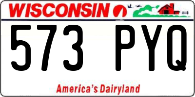 WI license plate 573PYQ