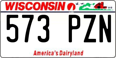 WI license plate 573PZN