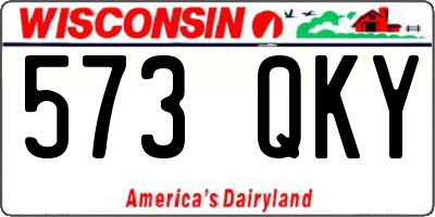 WI license plate 573QKY