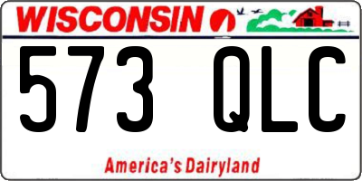 WI license plate 573QLC