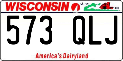 WI license plate 573QLJ