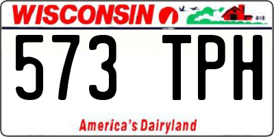 WI license plate 573TPH