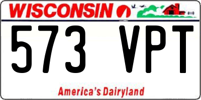 WI license plate 573VPT