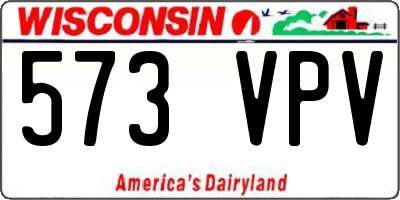 WI license plate 573VPV