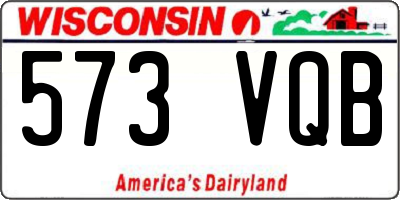 WI license plate 573VQB