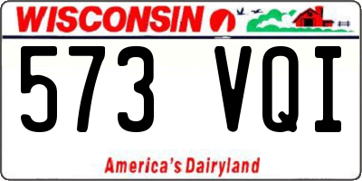 WI license plate 573VQI