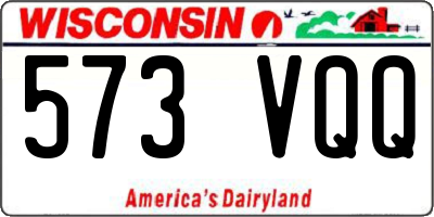 WI license plate 573VQQ