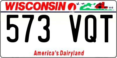 WI license plate 573VQT