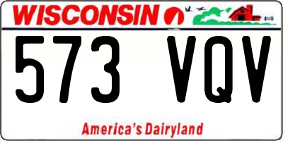 WI license plate 573VQV