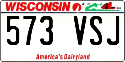 WI license plate 573VSJ