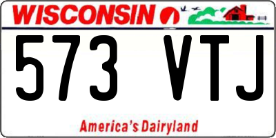 WI license plate 573VTJ